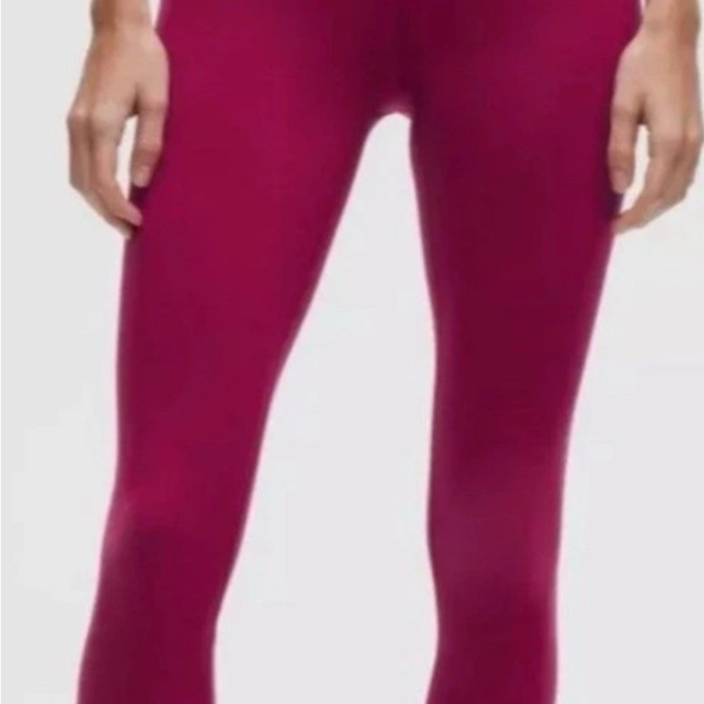 Lululemon Glow Up High Rise Tight 28” Size 14 Magenta Smoke Leggings NWT